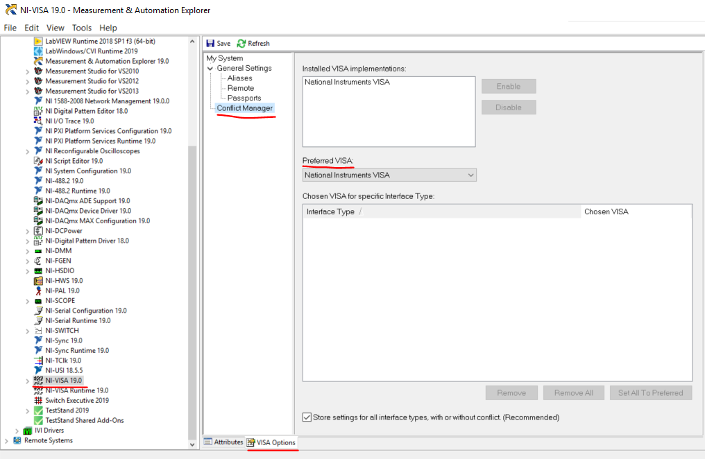 After Installing 3rd Party VISA Software NI VISA No Longer Works