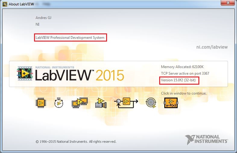 Which Version of LabVIEW Am I Using? National Instruments