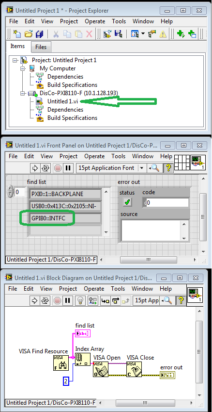 Error -1073807192 in a VISA Custom Device in VeriStand - NI