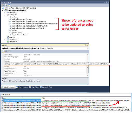 Project Reference Missing After Upgrading .Net​ Class Library - NI