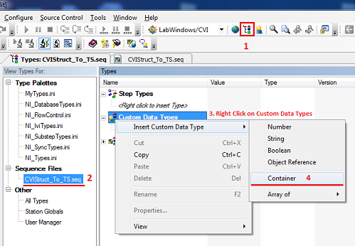 Passing a Struct from a LabWindows/CVI DLL to a TestStand Variable - NI