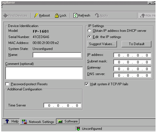 Archived: Resetting the FP-1601 or FP-1600 Module's IP Address - NI