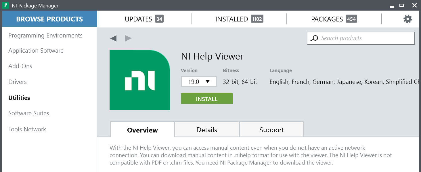 Install NI Software With Offline Feeds For Machine 