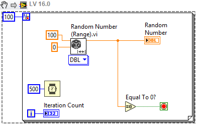 Construya y configure un "For Loop" en LabVIEW - NI