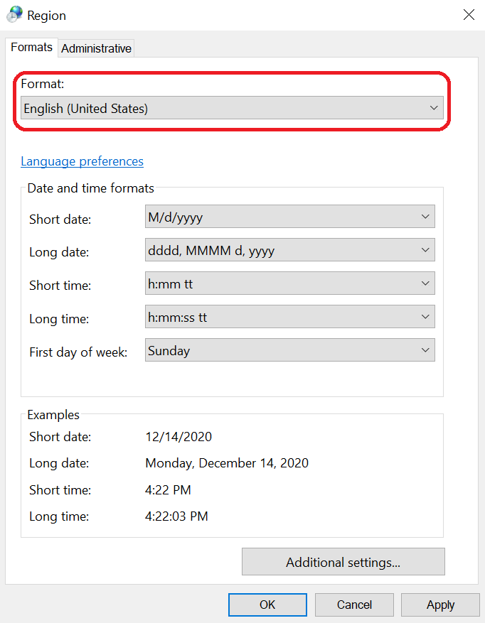 Changing the language of measurement automation explorer ni