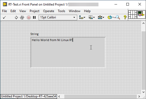 LabVIEW Front Panel