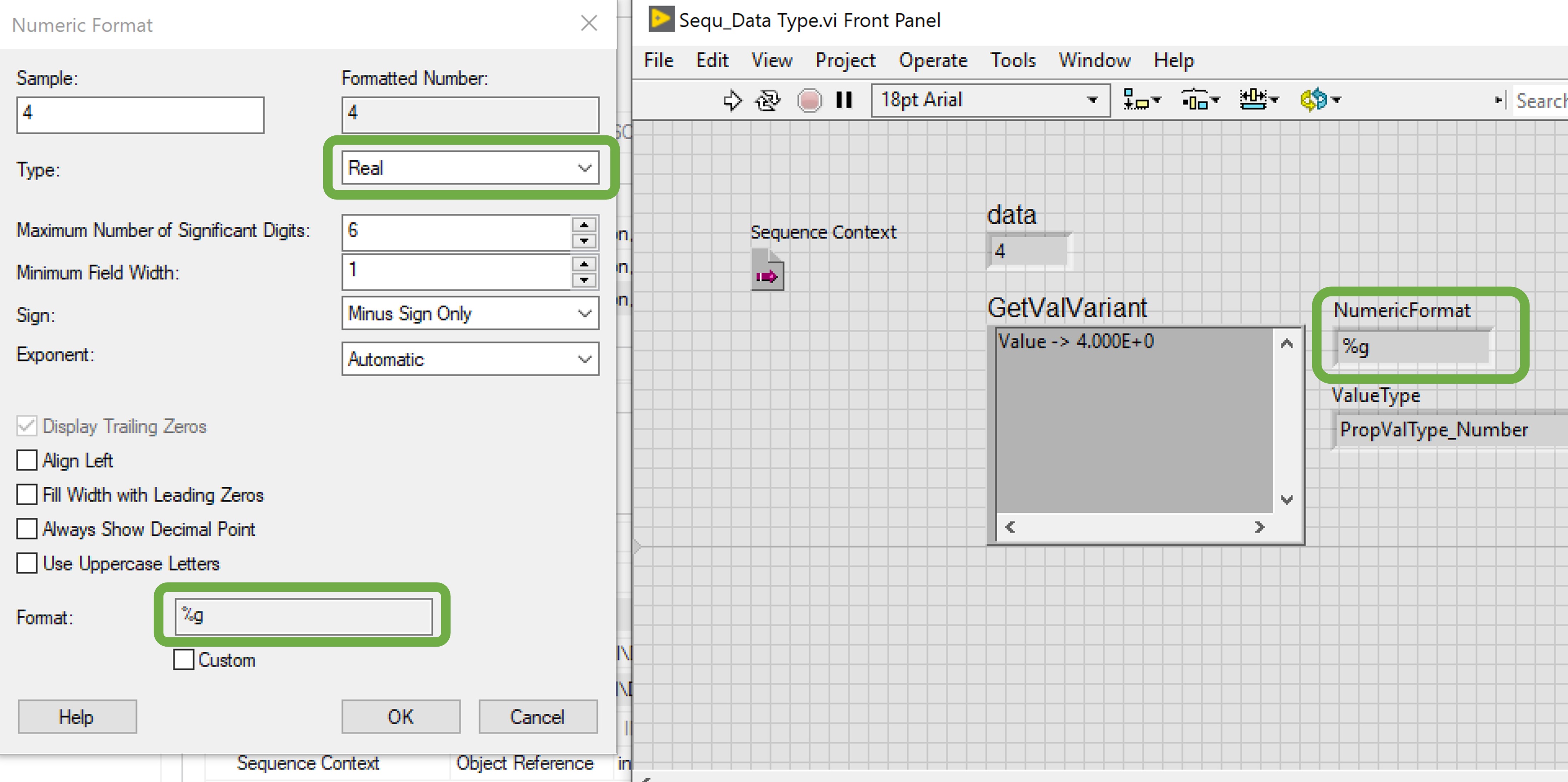 Get Variable Data Type in Resultlist When Calling In LabVIEW From ...
