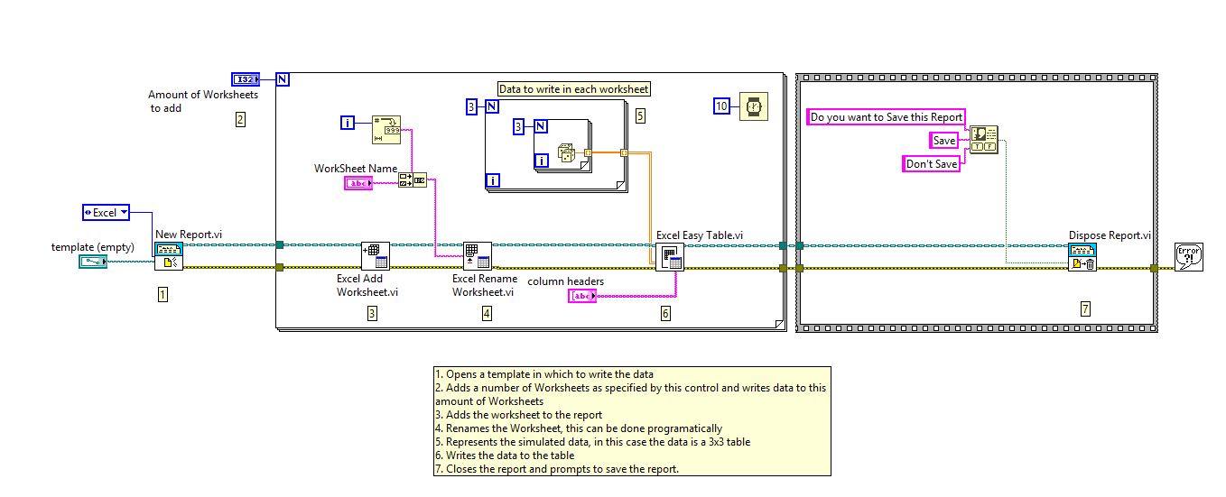 Writing Data From Labview To Different Worksheets Of Excel Ni 6881