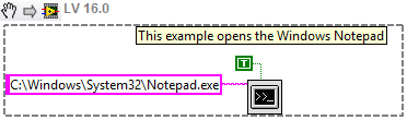 Execute Command Line Arguments from LabVIEW - NI