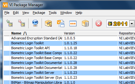 VI Package Manager (VIPM)가 LabVIEW에 연결이 되지 않습니다. - NI