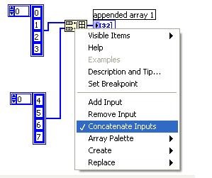 Concatenate Multiple Arrays in LabVIEW - NI
