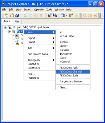 Using the LabVIEW Network-Published Shared Variable and OPC With NI ...