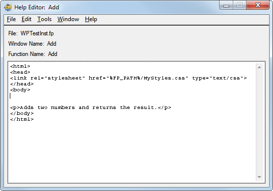 Creating Help for LabWindows™/CVI Libraries - NI