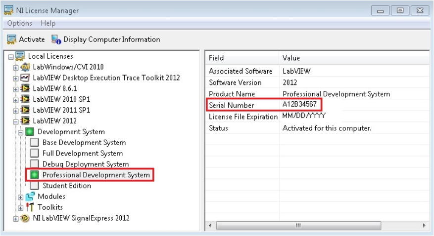 Nic Serial Number