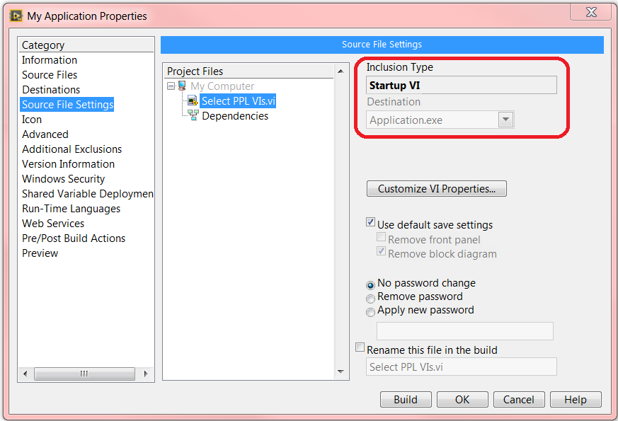 Pass Arguments to a LabVIEW-built Executable - NI Community