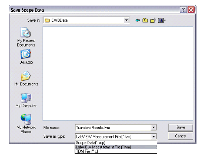 Archived Exporting NI Multisim SPICE Simulation Data to NI LabVIEW NI