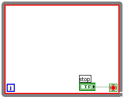 While Loop is Blinking Red at Each Iteration in LabVIEW - NI