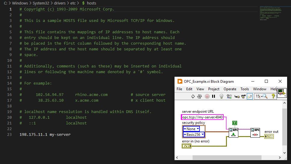 Error -356612 or Error -356653 When Connecting to OPC UA Server - NI