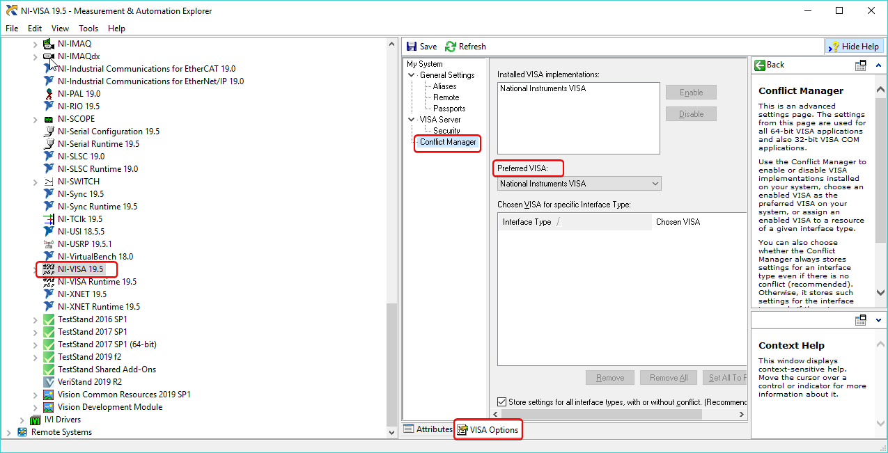 After Installing 3rd Party VISA Software NI VISA No Longer Works ...