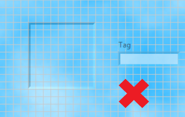 Example of objects which will cause lag issues due to transparent elements.