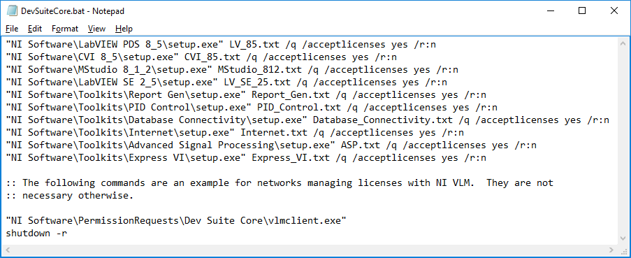 Automating Large Scale Installation of NI Software - NI