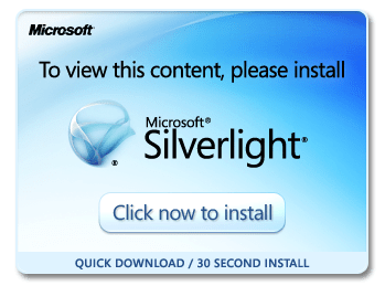 browser request to install Microsoft Silverlight