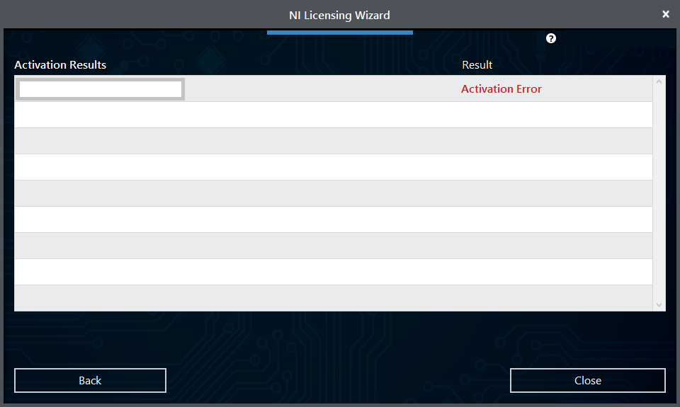 Troubleshooting Invalid Activation Code Error with NI Software - NI