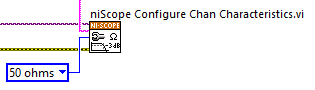 LabVIEW.png 上的 NI-Scope- 通道阻抗