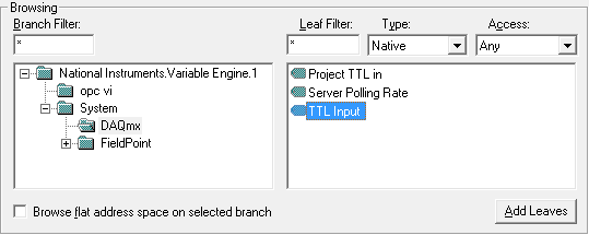 Using the LabVIEW Network-Published Shared Variable and OPC With NI-DAQ ...