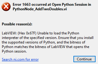 Error 1663 pop up from simple error handler