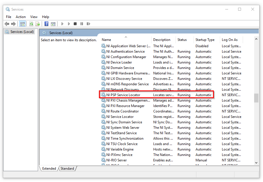 Ni psp service locator что это