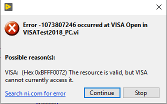 人気大割引 When -1073807246 Error Opening NI on Session VISA Duplicate 洋楽