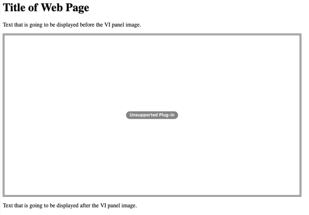 Error seen in Safari